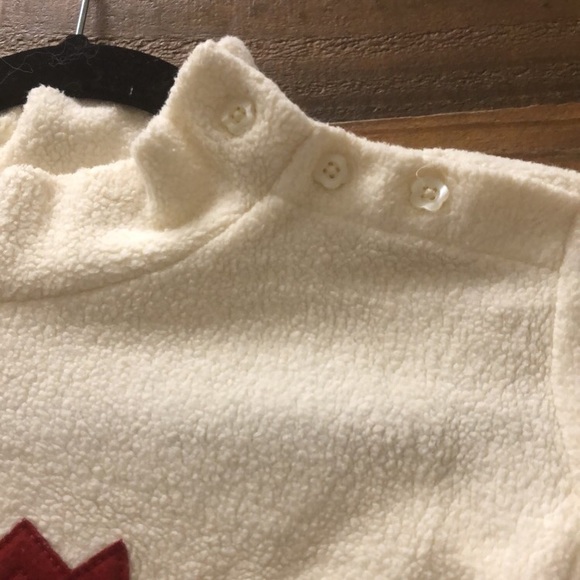 Floral Patched White Hanna Andersson Dress - Picture 6 of 13